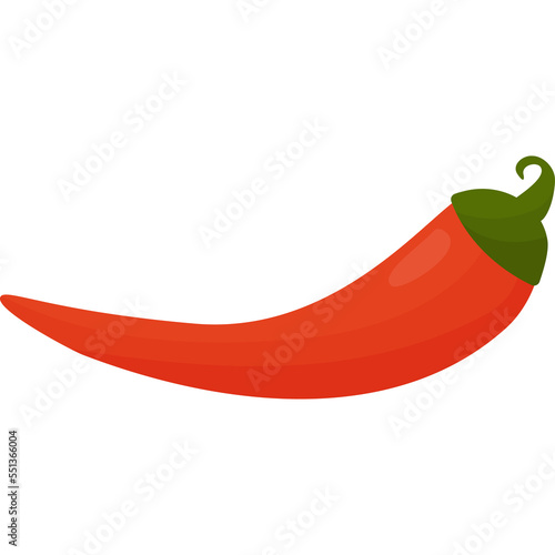 Vegetable. red hot chili pepper