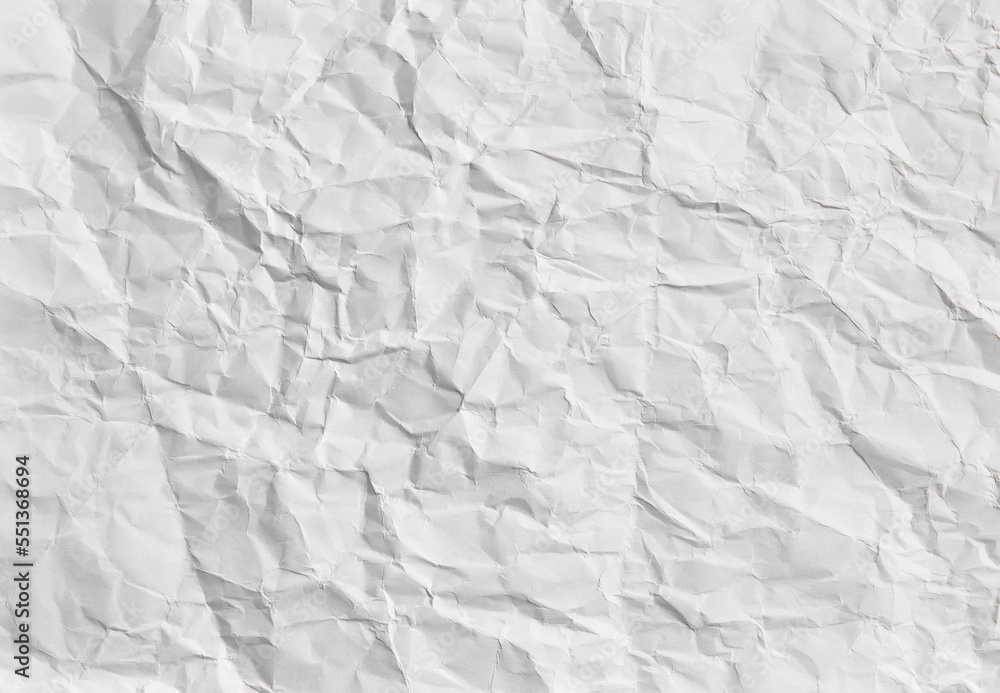 White crumpled paper texture background White crumpled paper texture background
