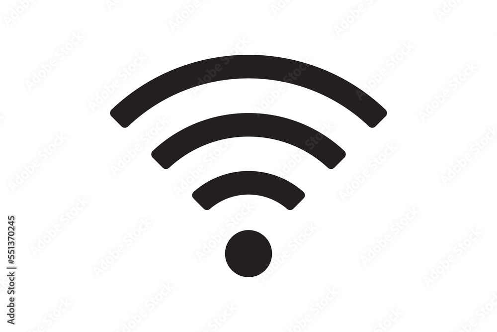 Wi Fi symbol signal connection. Vector wireless internet technology sign. Wifi network communication icon. Wi Fi symbol signal connection. Vector wireless internet technology sign. Wifi network communication icon.