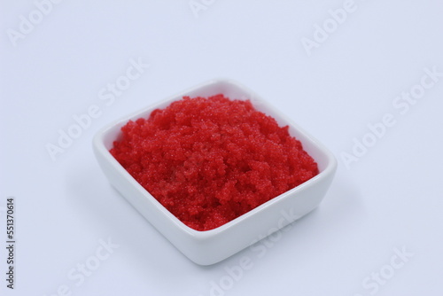 small caviar of masago fish