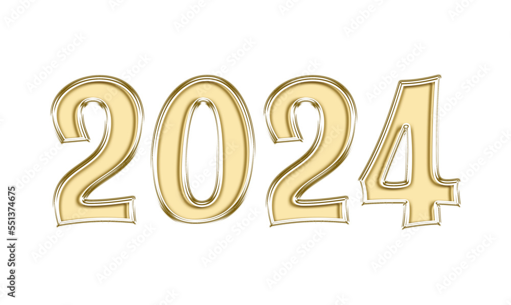 2024 number year digit gold glass 3d decoration letters 2024 number year digit gold glass 3d decoration letters