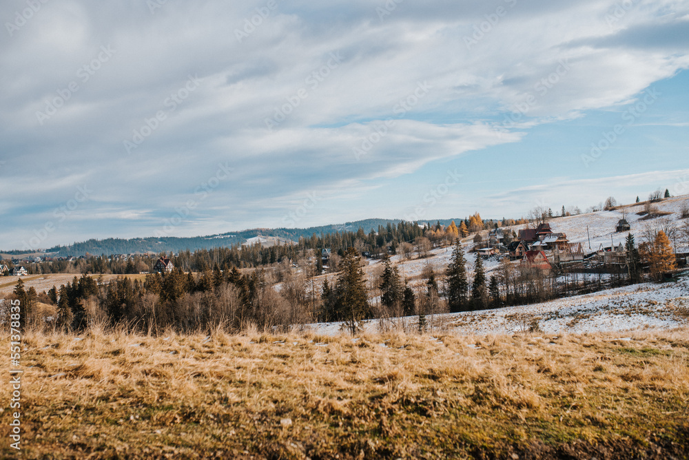 Zakopane, tatry, Podhale, góry, widok, śnieg, zima Zakopane, tatry, Podhale, góry, widok, śnieg, zima
