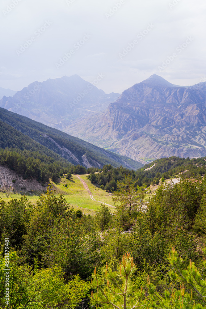 Dagestan mountains and landscape, beautiful views and impressive beauties