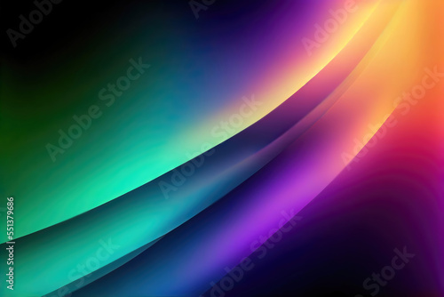 Modern neon gradient wallpaper background as digital illustration