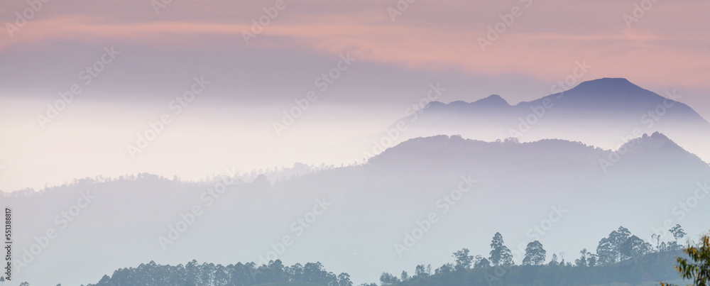 Mountains on Sri Lanka