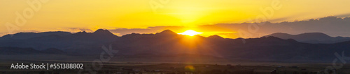Mountains on sunset panorama © Galyna Andrushko