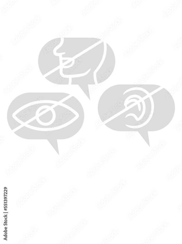 Kein Sehen Sprechen Hören Kein Sehen Sprechen Hören