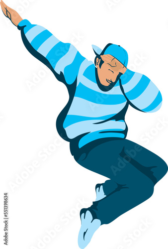 jumping man design