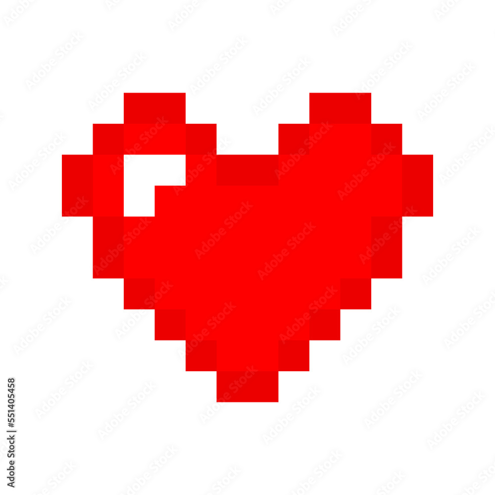 Pixel heart Pixel heart