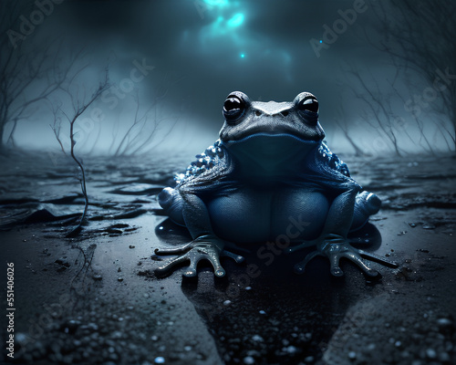 Fototapet strange frog