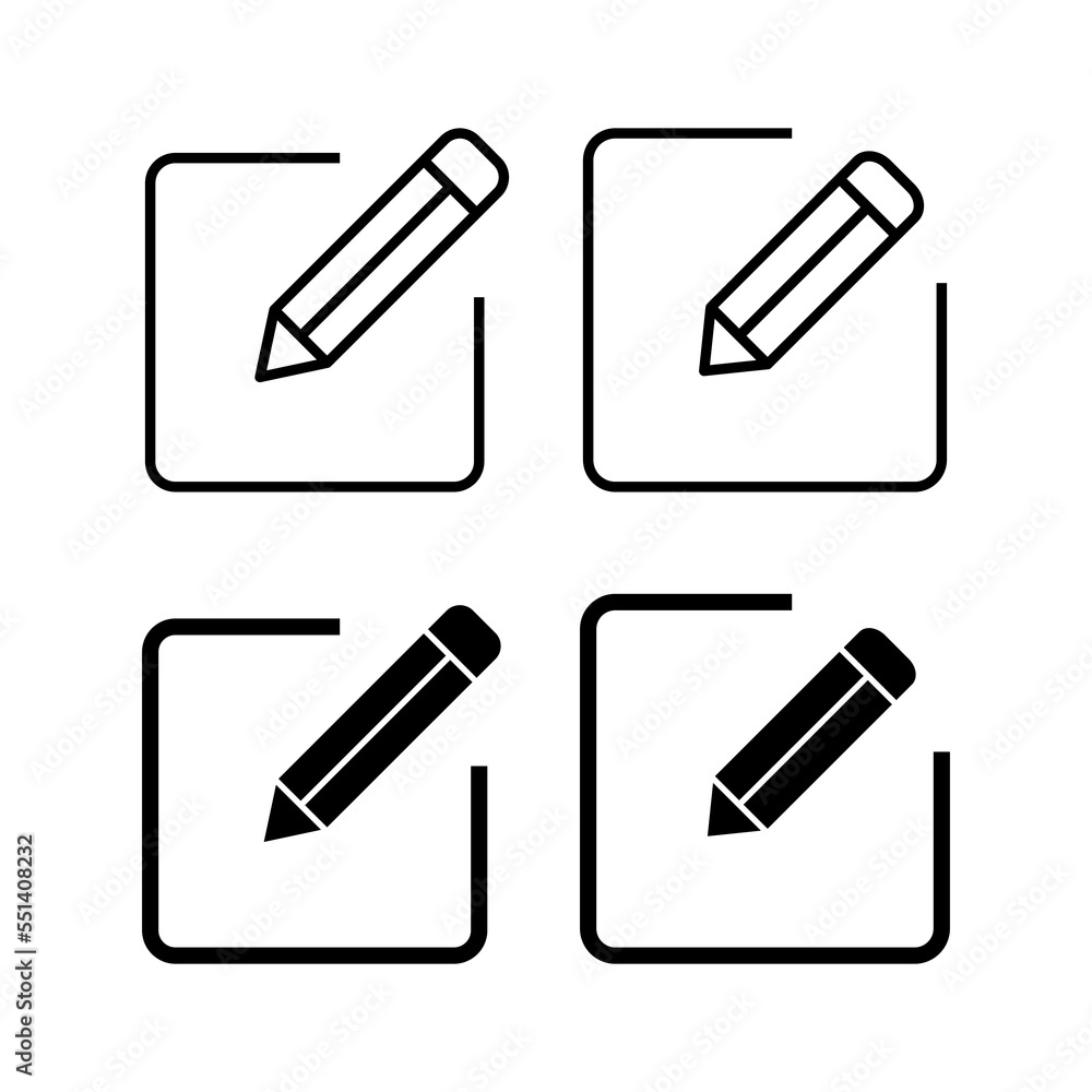Edit icon vector for web and mobile app. edit document sign and symbol. edit text icon. pencil. sign up Edit icon vector for web and mobile app. edit document sign and symbol. edit text icon. pencil. sign up