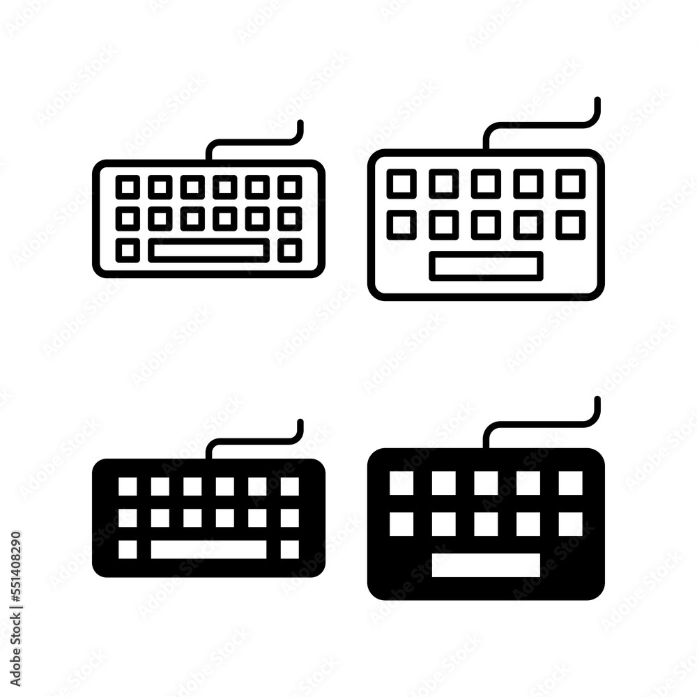 Keyboard icon vector for web and mobile app. keyboard sign and symbol Keyboard icon vector for web and mobile app. keyboard sign and symbol