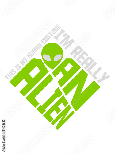 human costume alien Zitat 
