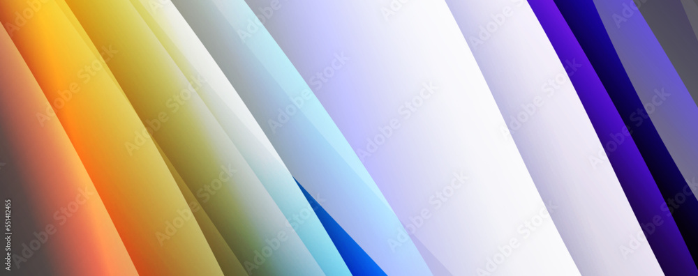 Fototapeta premium Fluid color gradients with dynamic wave line effect. Vector Illustration For Wallpaper, Banner, Background, Card, Book Illustration, landing page