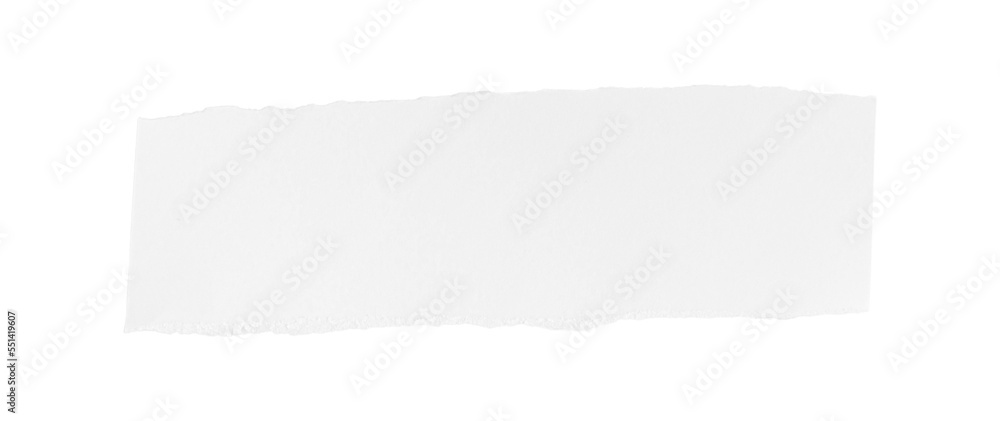 White ripped piece of paper isolated on transparent background PNG file White ripped piece of paper isolated on transparent background PNG file