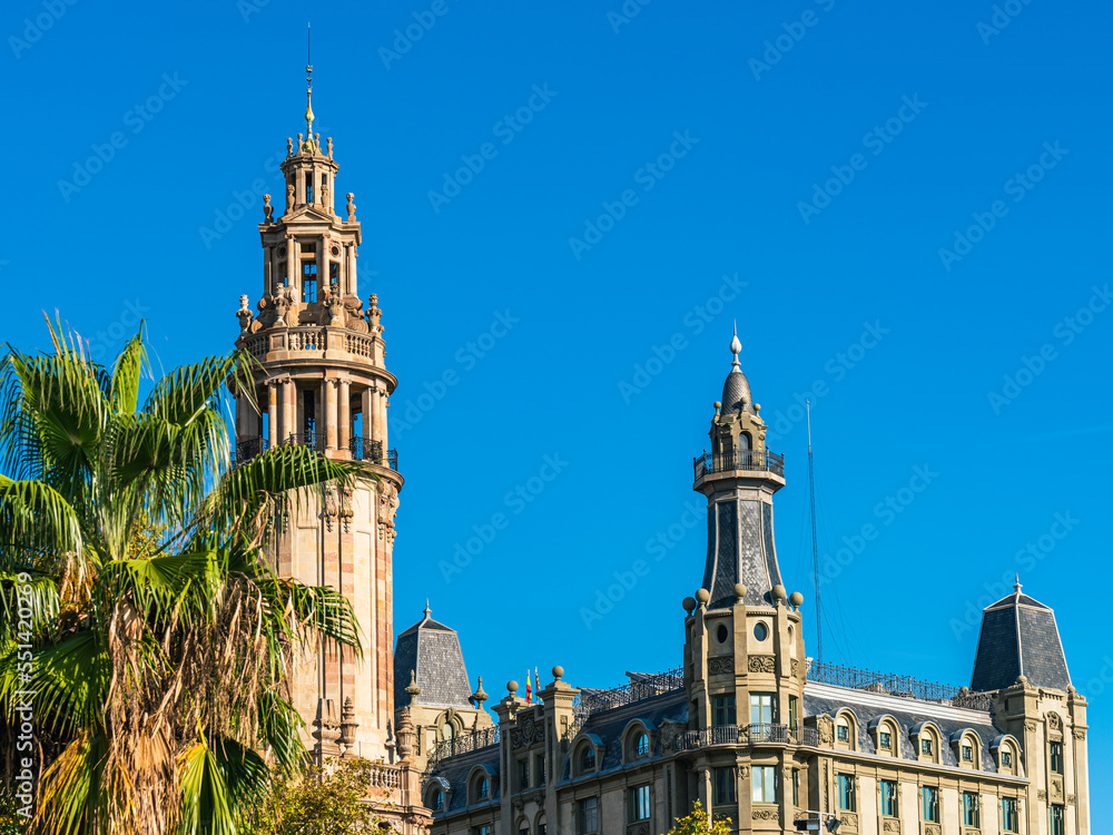 Fototapeta premium Architecture and buildings of Barcelona, Catalonia, Spain, Europe