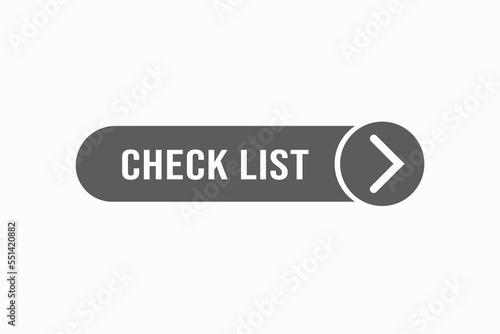 check list button vectors. sign label speech bubble check list 