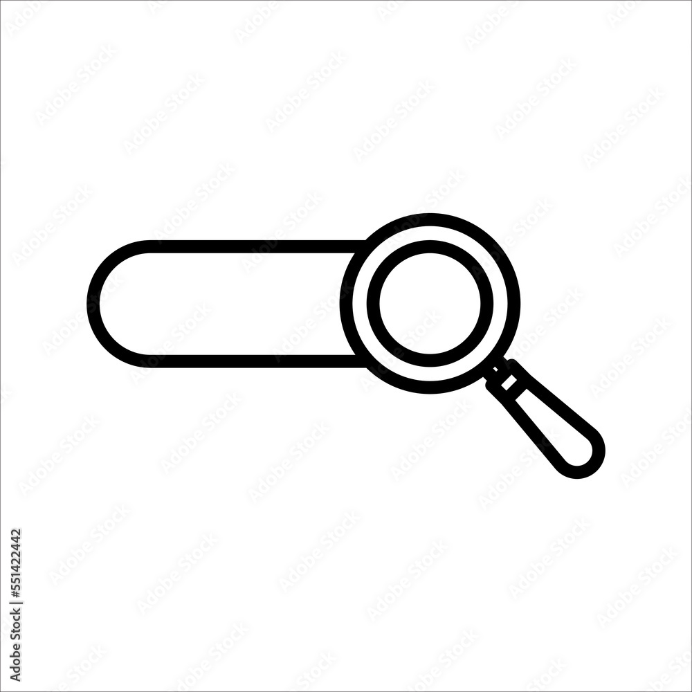 Search icon. sign for mobile concept and web design. vector illustration Search icon. sign for mobile concept and web design. vector illustration