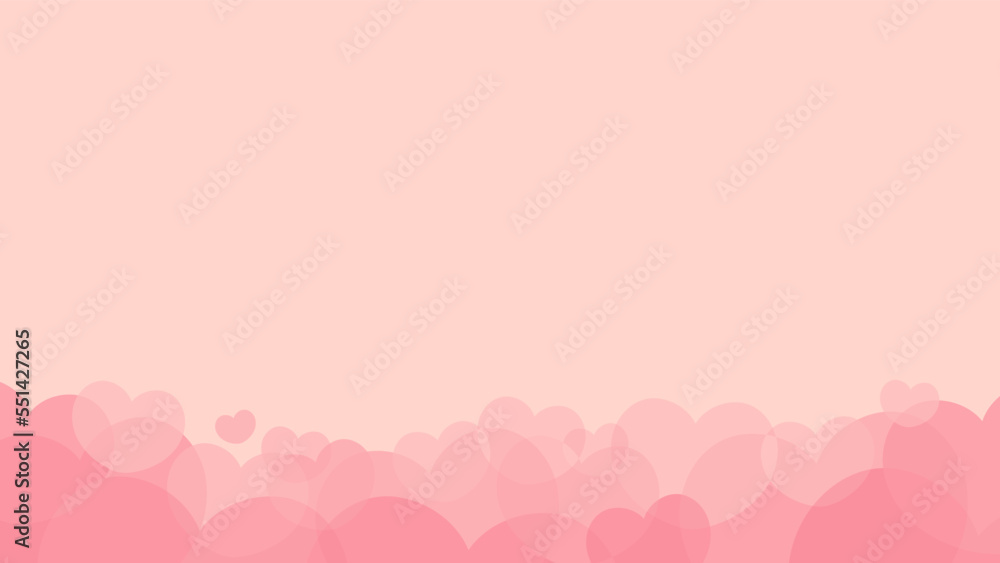 Vector illustration of cute pastel pink hearts background with copy space. Anniversary design such as Valentine's day, Mother's Day and Wedding. Vector illustration of cute pastel pink hearts background with copy space. Anniversary design such as Valentine's day, Mother's Day and Wedding.