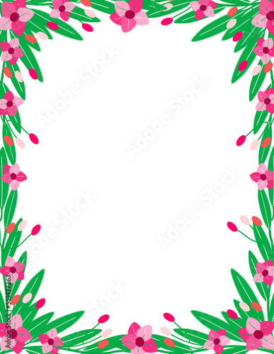 Floral Frame, Border Picture 