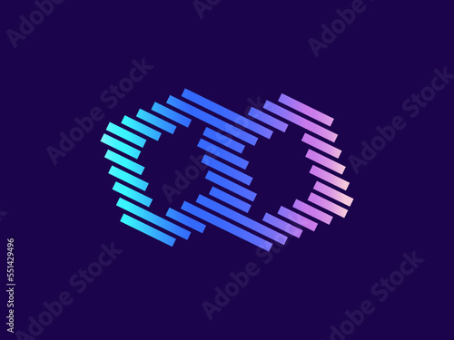 Infinity metaverse vr logo for virtual reality
