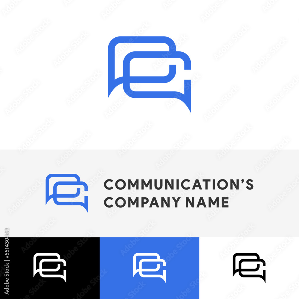 Modern initial CC logo letter simple and creative design concept Modern initial CC logo letter simple and creative design concept