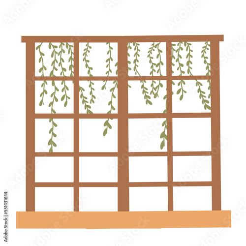 Aesthetic window Vector 