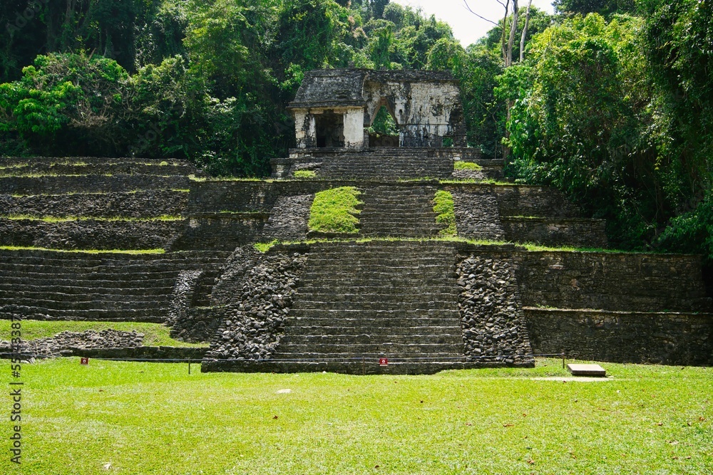 Palenque city ,Chiapas .UNESCO Heritage site. Palenque is thought to ...