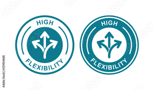 High flexibility badge logo template. Suitable for business, web and product label
