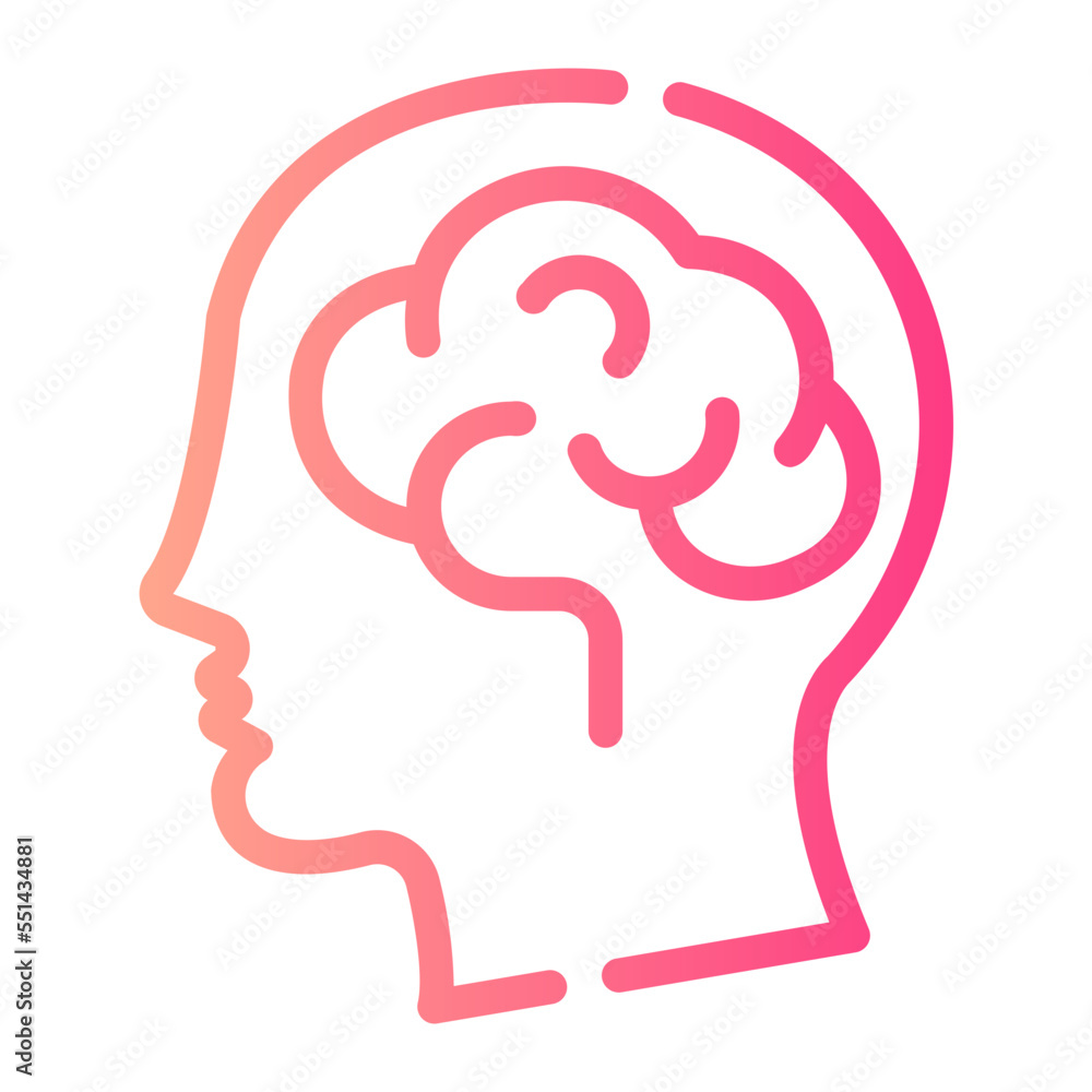 mind gradient icon mind gradient icon