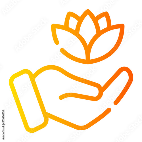 relax gradient icon