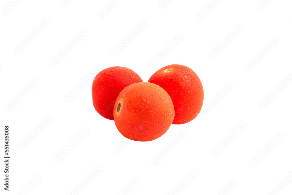 Small cherry tomato isolated on the transparent background Small cherry tomato isolated on the transparent background