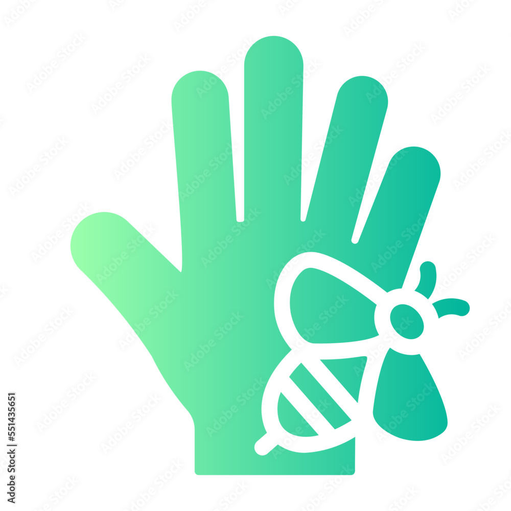 Fototapeta premium apitherapy gradient icon