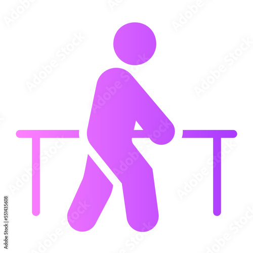 physiotherapy gradient icon