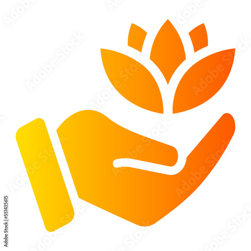 relax gradient icon