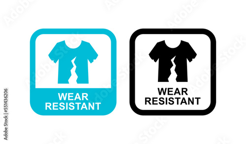 Wear resistant logo badge set. Suitable for product label