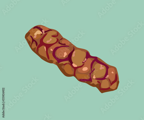 peruvian wayro potato vector illustration