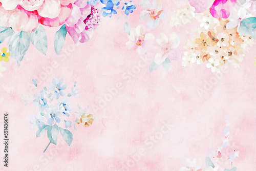 Fototapeta Naklejka Na Ścianę i Meble -  Beautiful hand drawn floral illustration