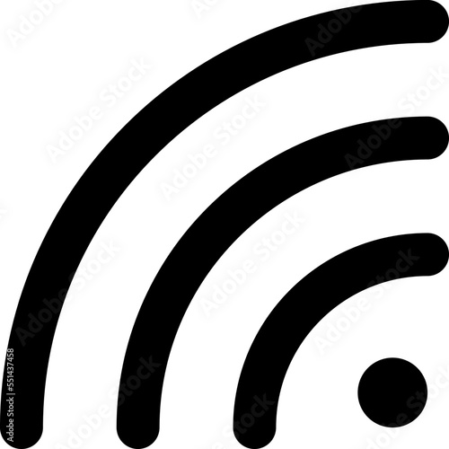 アイコン単品素材-Wi-Fi-