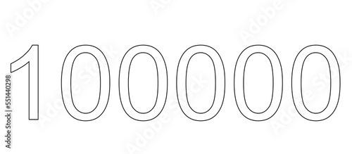 striped 100000 number 
