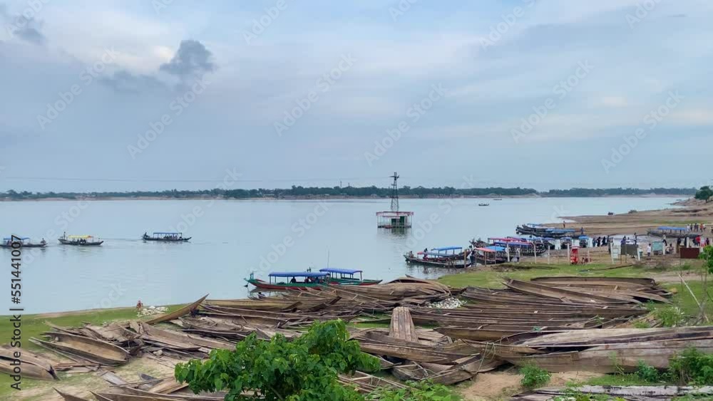 Countryside boat construction site. Bangladesh industry. Wooden boat assembly point. Countryside boat construction site. Bangladesh industry. Wooden boat assembly point.