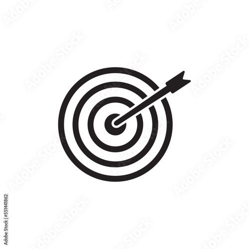 archer icon , target icon vector