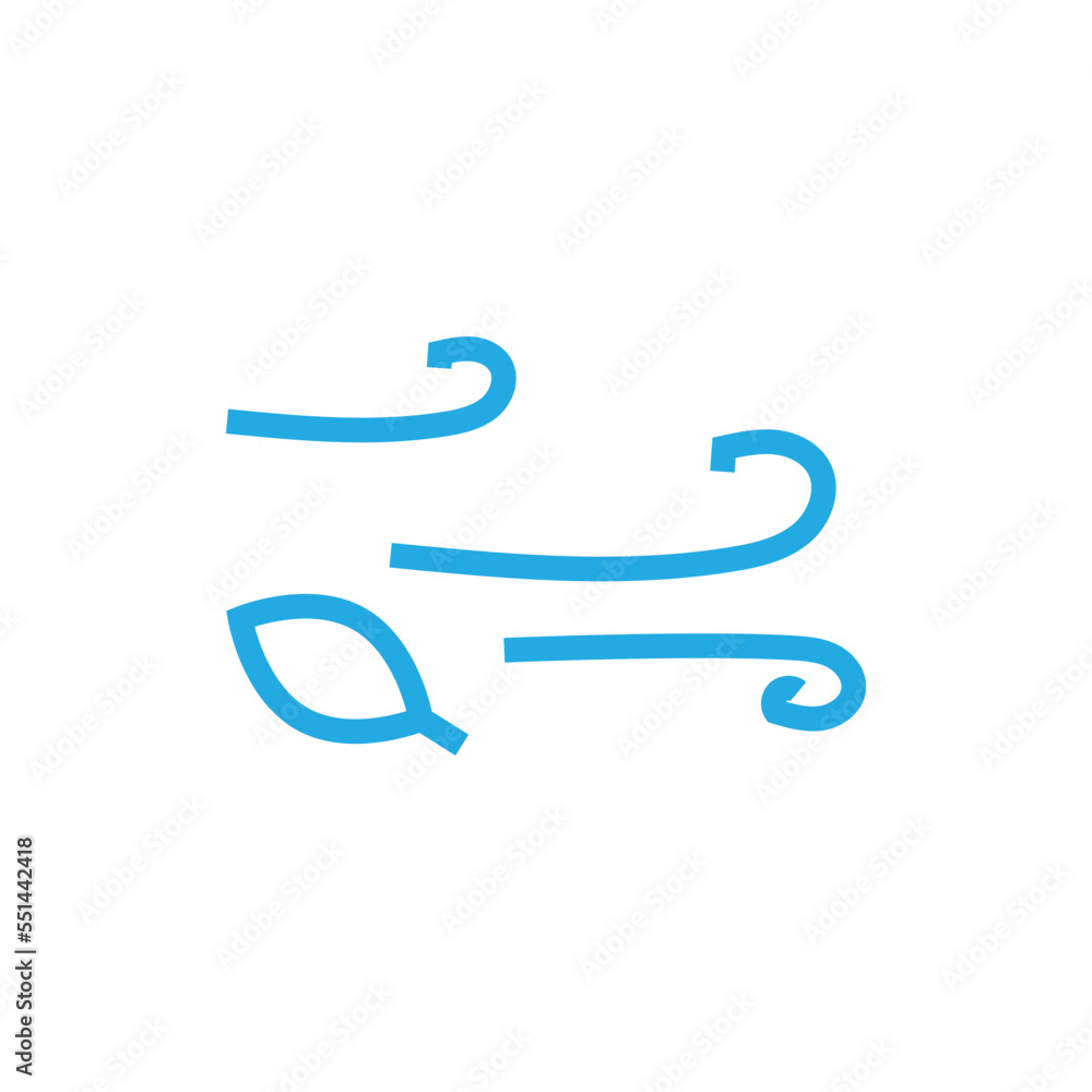 Wind icon design template clipart illustration Wind icon design template clipart illustration