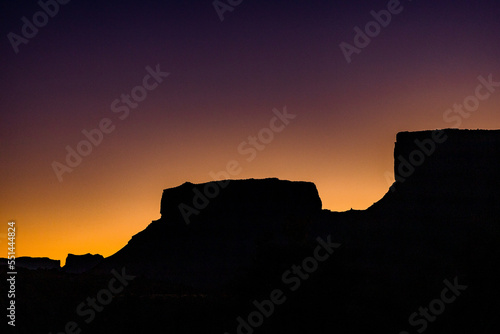 Morning glow near Moab, Utah