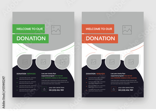 Charity and Donation Flyer, Helping Your Charity flyer