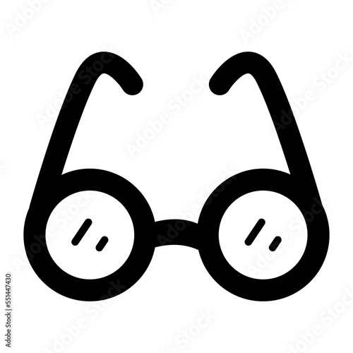 Prescription glasses vector icon in trendy style