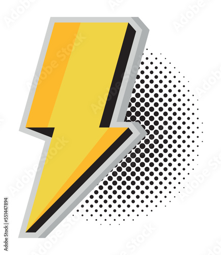 lightning pop art