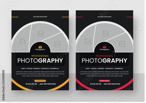 Photography Flyer, Photo studio leaflet design