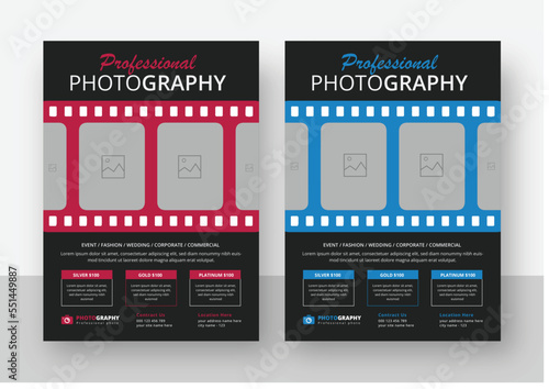 Photography Service Flyer, Photo Workshop Flyer Template, Photography Flyer