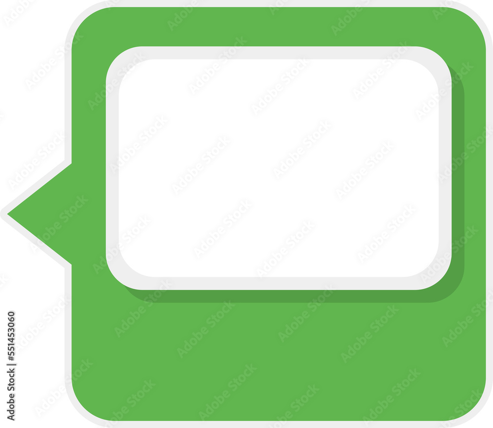 Green rectangular button with arrow, vector